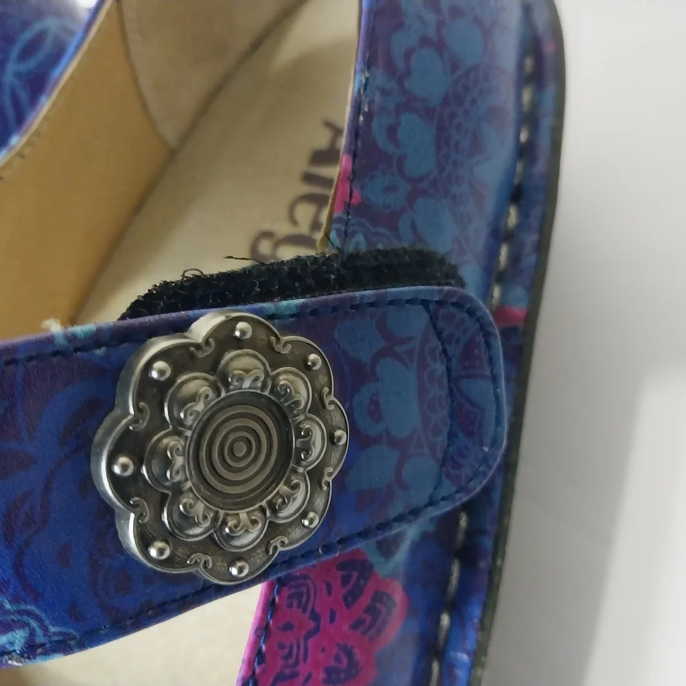 ALEGRIA Clogs Shoes Size 3 Girls Leather Upper